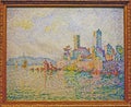 Photo of the original painting `Antibes, the Towers` by Paul Signac