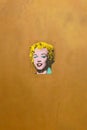 Photo of the original painting `Gold Marylin Monroe` by Andy Warhol