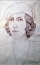 Photo of the original painting `Portrait of Lady Hastings` by Frida Kahlo.