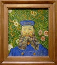 Photo of the original painting `The Portraits of Joseph Roulin` by Vincent van Gogh