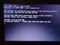Photo out of focus, infocus, computer screen displaying error message