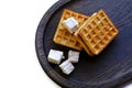 Viennese waffles andand a few pieces of eastern pastilles