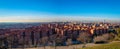 Panorama view over Madrid from Vallecas