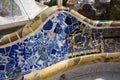 Park Guell Tile Work Royalty Free Stock Photo
