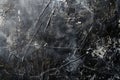 Photo of Peeled black paint on painted plaster wall. Background texture for backdrops or mapping Royalty Free Stock Photo