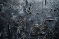 Photo of Peeled black paint on painted plaster wall. Background texture for backdrops or mapping Royalty Free Stock Photo