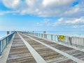 Photo of the Pensacola Beach fishing pier Royalty Free Stock Photo