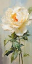 White Rose Painting With Dmitry Spiros And Peter Mohrbacher Style