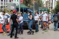 Photo of people helping after the beirut port explosion 04-08-2020