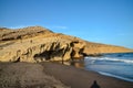 Ocean Coast's View Montana Amarilla La Pelada Tenerife Royalty Free Stock Photo