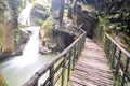 Pathway Wooden Footbridge Royalty Free Stock Photo