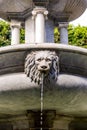 Photo Picture Image of marble water fountain faucet lion Royalty Free Stock Photo