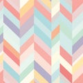 Whimsical Herringbone Wallpaper In Pastel Colors