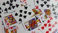 Photo of playing cards, photos of brain teasers