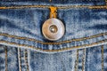 Photo of a pocket jeans Royalty Free Stock Photo