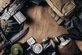 Stalker soldier ammunition laying on table