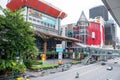 Photo of Pratunam Market area Phetchaburi Intersection Road during lockdown and many shops have been shutdown