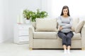 Photo of pregnant woman hugging her stomach Royalty Free Stock Photo