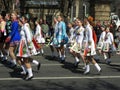 Irish Girls Dancing on the Street