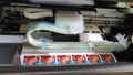 Photo Printing machine running, printer