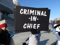 Criminal in Chief Sign