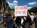 Bystanders Step Up Royalty Free Stock Photo