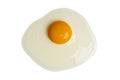The Photo of a raw egg shell cracking revealing the egg white and raw yolk Royalty Free Stock Photo