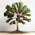 Photo-realistic Fig (sabal Palm) On White Background