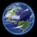 planet Earth with atmosphere 8K Royalty Free Stock Photo