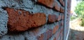 this is a photo of a red brick wall