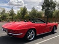 1962 Red Corvette Convertible. Royalty Free Stock Photo