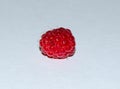 Photo of raspberries on a white background Royalty Free Stock Photo