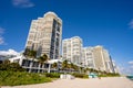 Photo of residential condominiums Sunny Isles Beach FL long exposure
