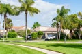 Photo of residential neighborhoods and villa homes in Weston Royalty Free Stock Photo