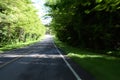 Photo of the road with a blur effect and in motion Royalty Free Stock Photo