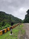 Photo road and railroad bridge