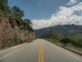 Roads in the Peruvian Andes