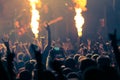 Photo of rock concert Royalty Free Stock Photo