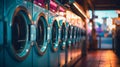 Photo of a row of colorful washers lined up in perfect symmetry