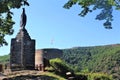 A little town of Esch sur Sure in  Luxembourg Royalty Free Stock Photo