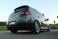 Photo`s of a Volkswagen Golf 5 and Volkswagen Golf 6 GTI Royalty Free Stock Photo