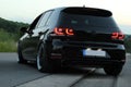 Photo`s of a Volkswagen Golf 5 and Volkswagen Golf 6 GTI Royalty Free Stock Photo