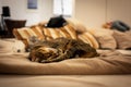 Photo of a Savannah cat Royalty Free Stock Photo