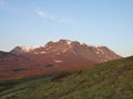 Ben Alder at sunrise, Scotland Royalty Free Stock Photo