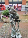 Photo of Sculpture Four boys playing horsemen