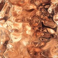 Photo of a seamless polished copper texture Royalty Free Stock Photo