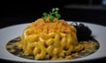 The photo of mac and cheese Royalty Free Stock Photo