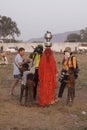 Photo session in the city of Pushkar