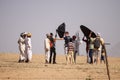 Photo session in the city of Pushkar