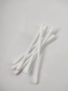 Isolated several cotton buds Royalty Free Stock Photo